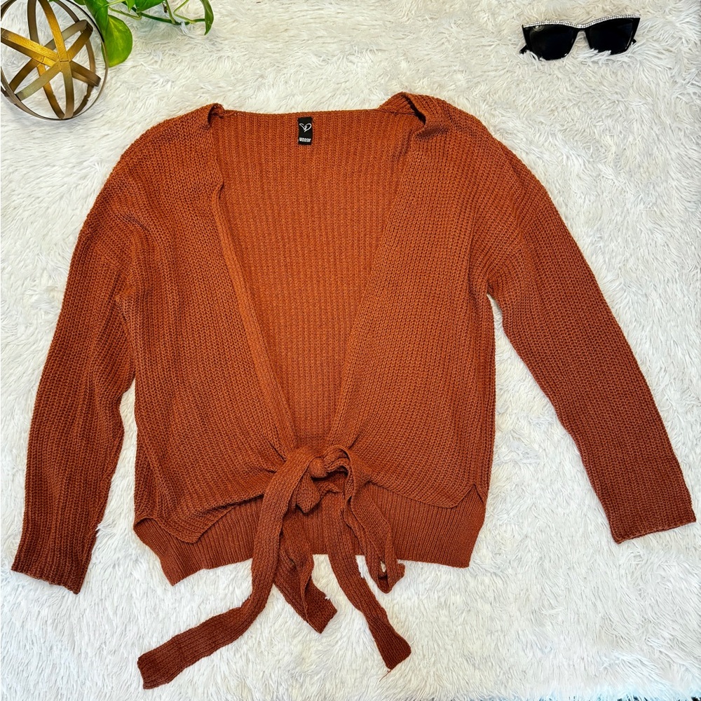 Women's Rust Sweater/Cardigan